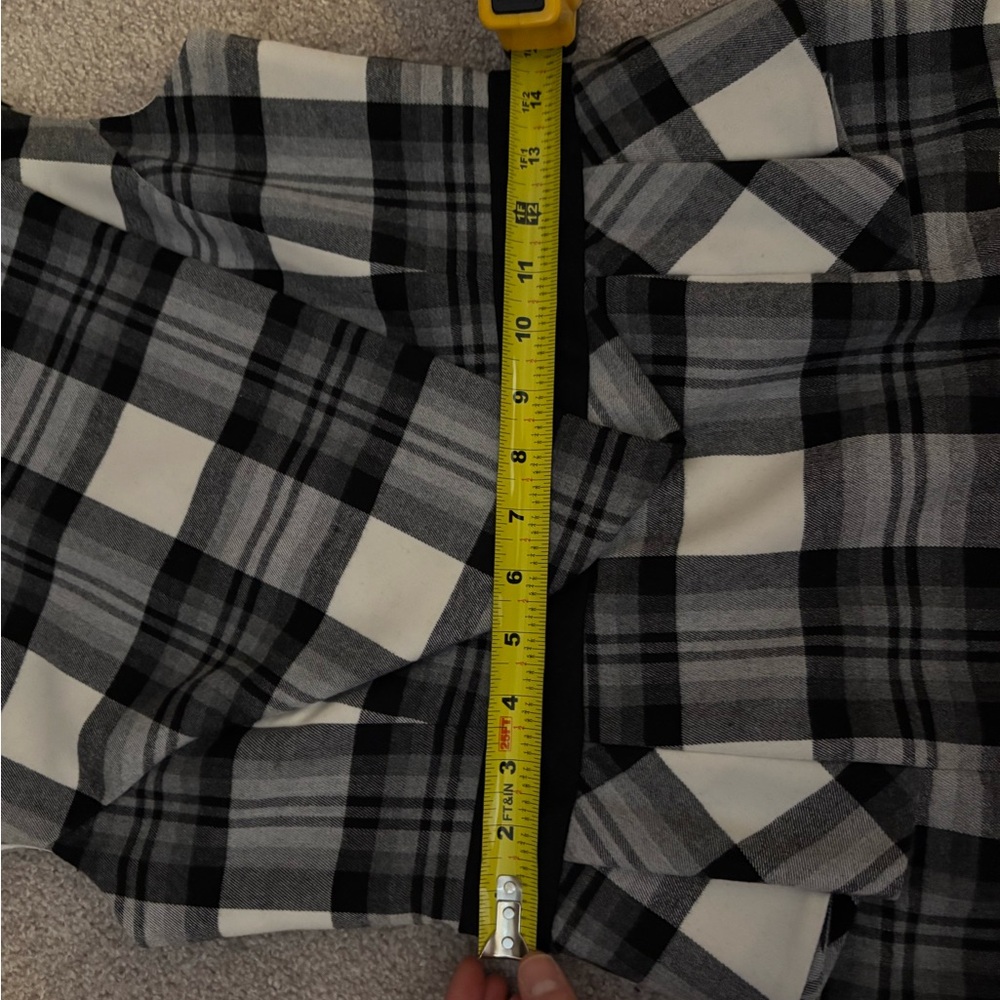 Black & White Plaid Sheath Dress with Waist Detail Karen Millen - Picture 13 of 14